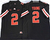 Ohio State Buckeyes 2 Chase Young Black College Football Jersey,baseball caps,new era cap wholesale,wholesale hats